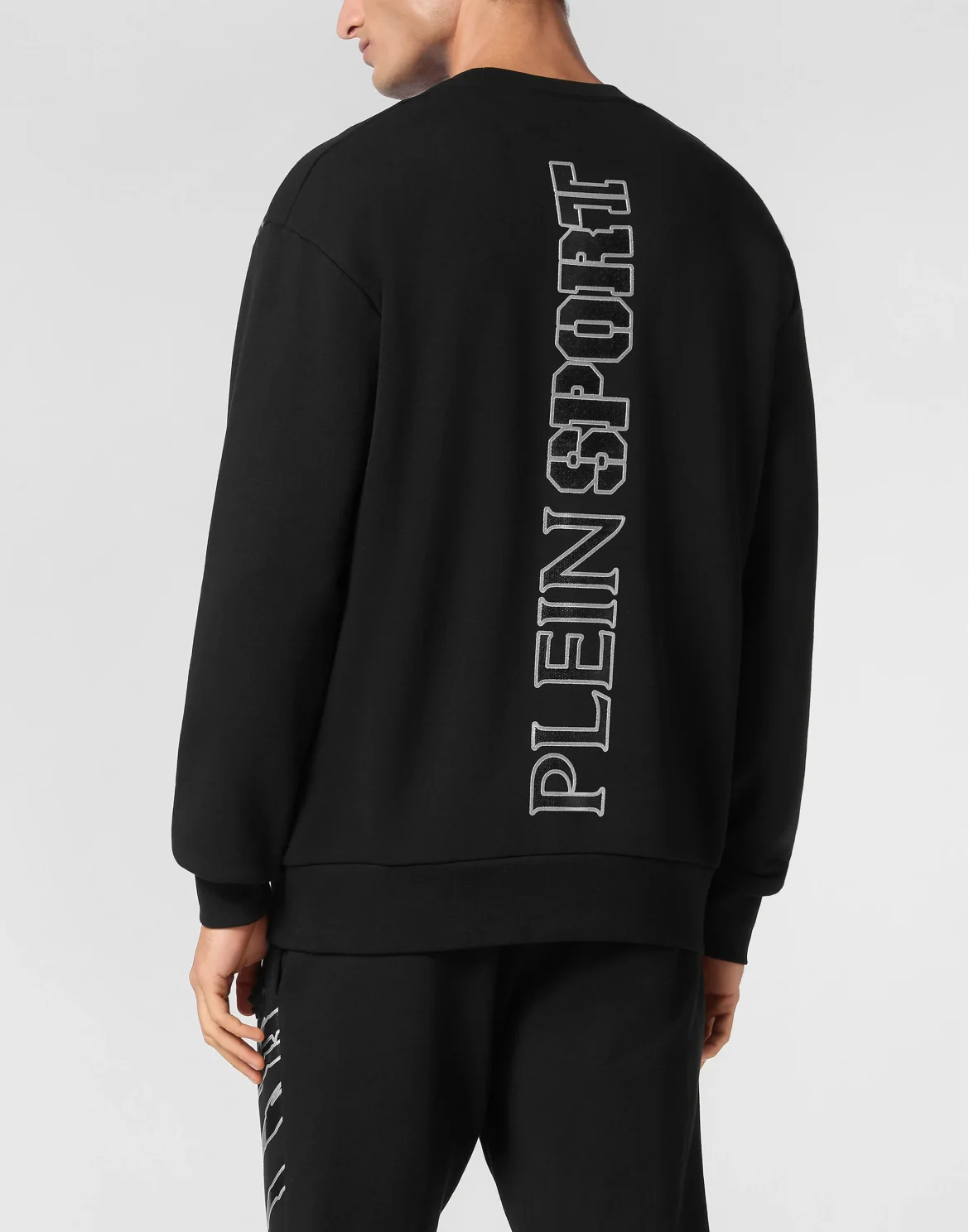 Cotton Sweatshirt Round Neck LS Lamina Scratch, цвет: Черный