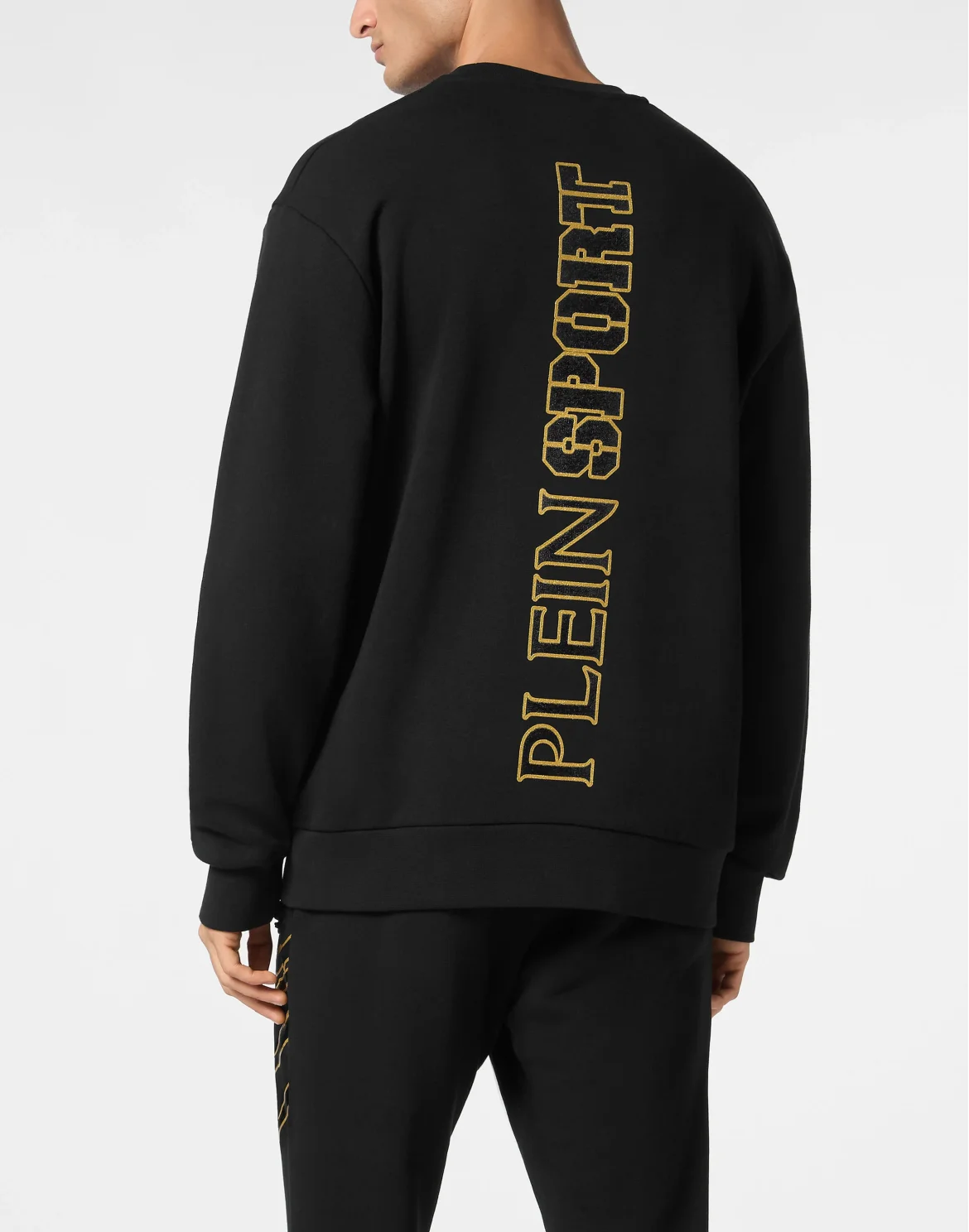 Cotton Sweatshirt Round Neck LS Lamina Scratch, цвет: Черный