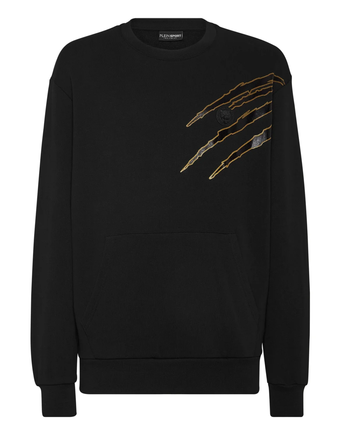 Cotton Sweatshirt Round Neck LS Lamina Scratch, цвет: Черный
