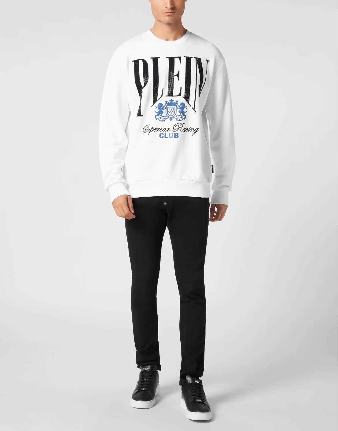 Sweatshirt Round Neck LS Racing Club, цвет: Белый