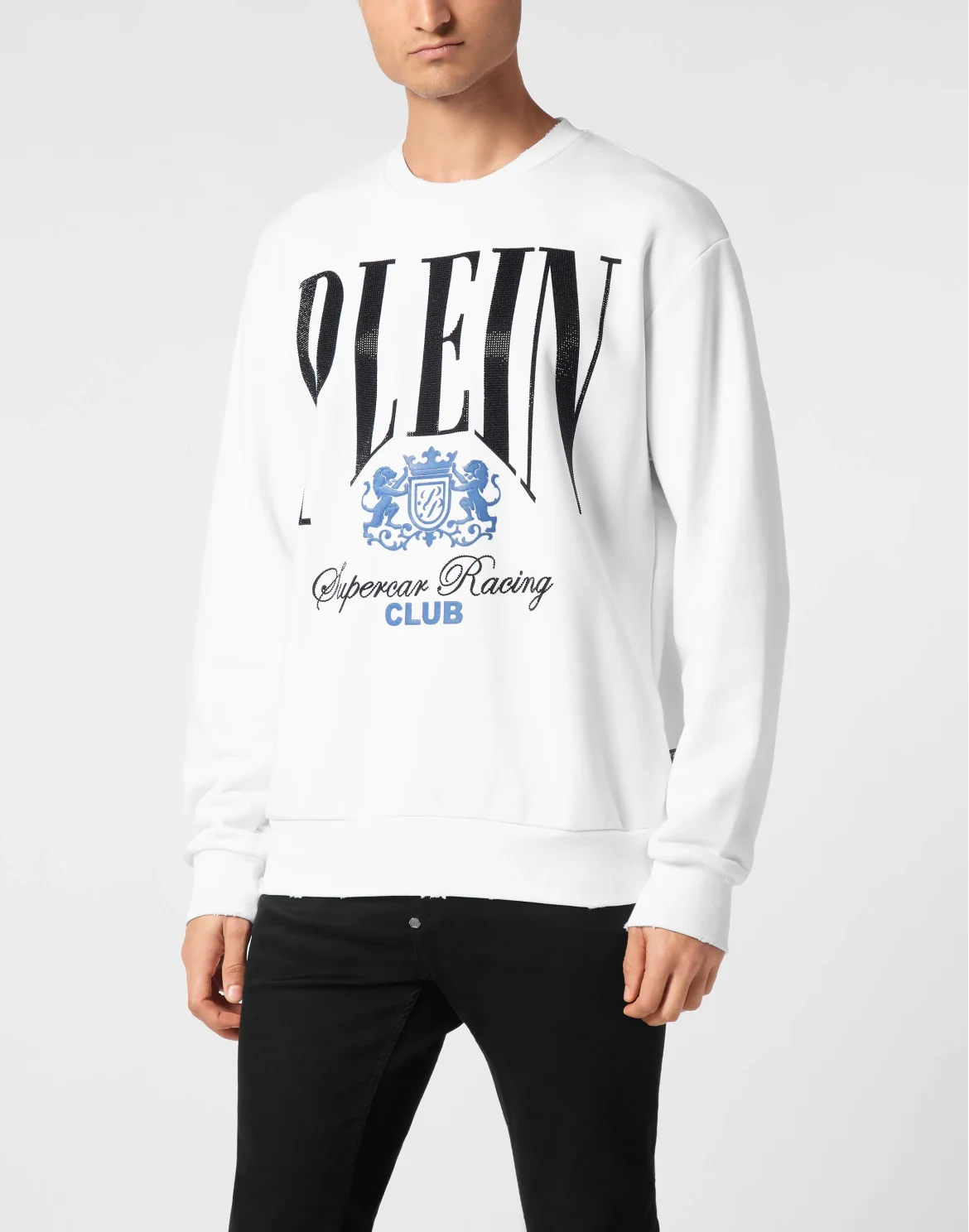 Sweatshirt Round Neck LS Racing Club, цвет: Белый
