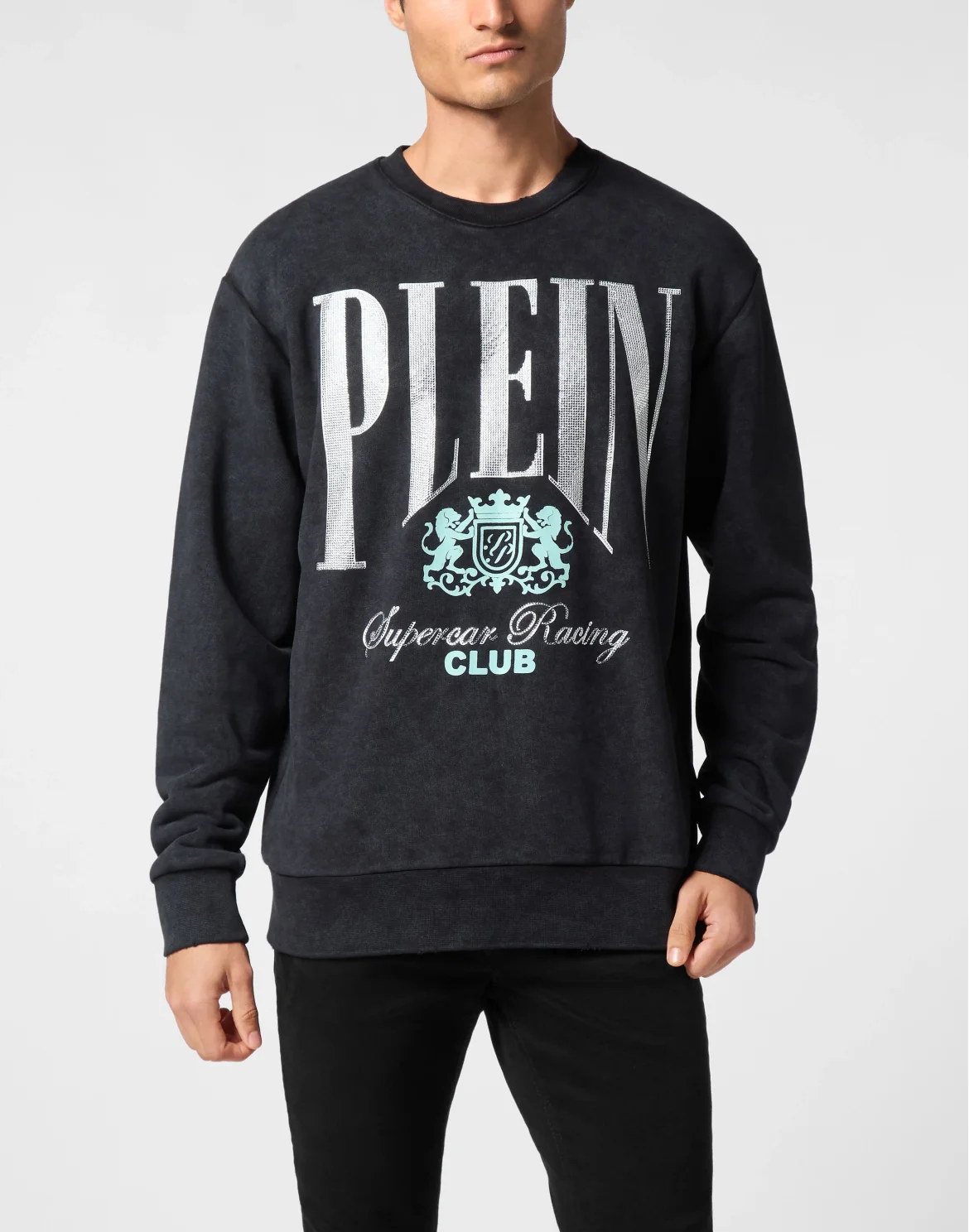 Sweatshirt Round Neck LS Racing Club, цвет: Черный
