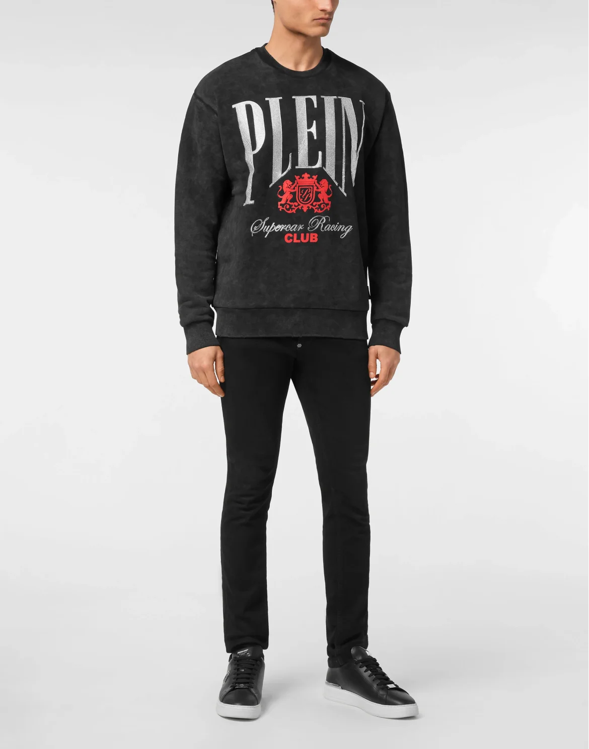 Sweatshirt Round Neck LS Racing Club, цвет: Черный
