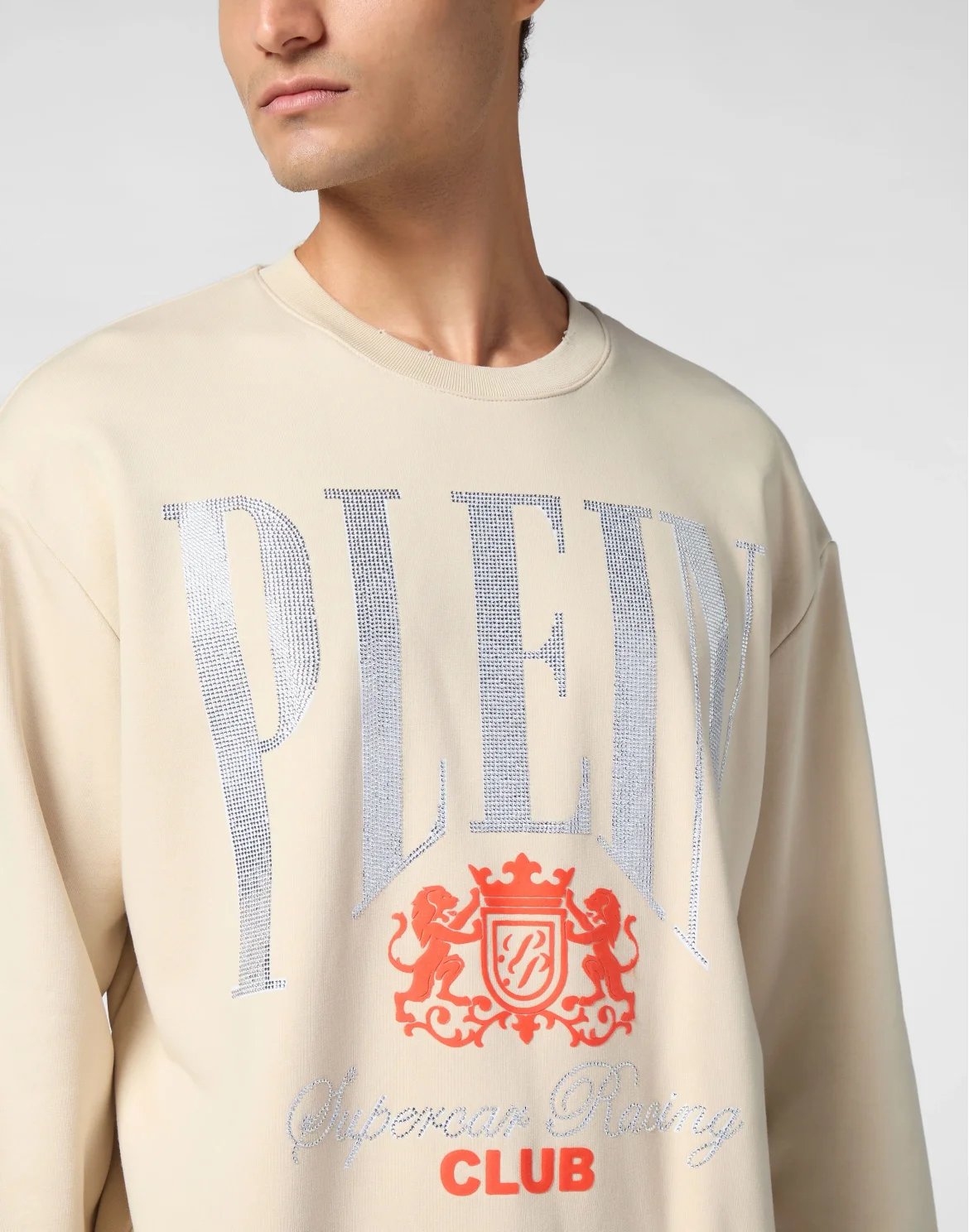 Sweatshirt Round Neck LS Racing Club, цвет: Бежевый