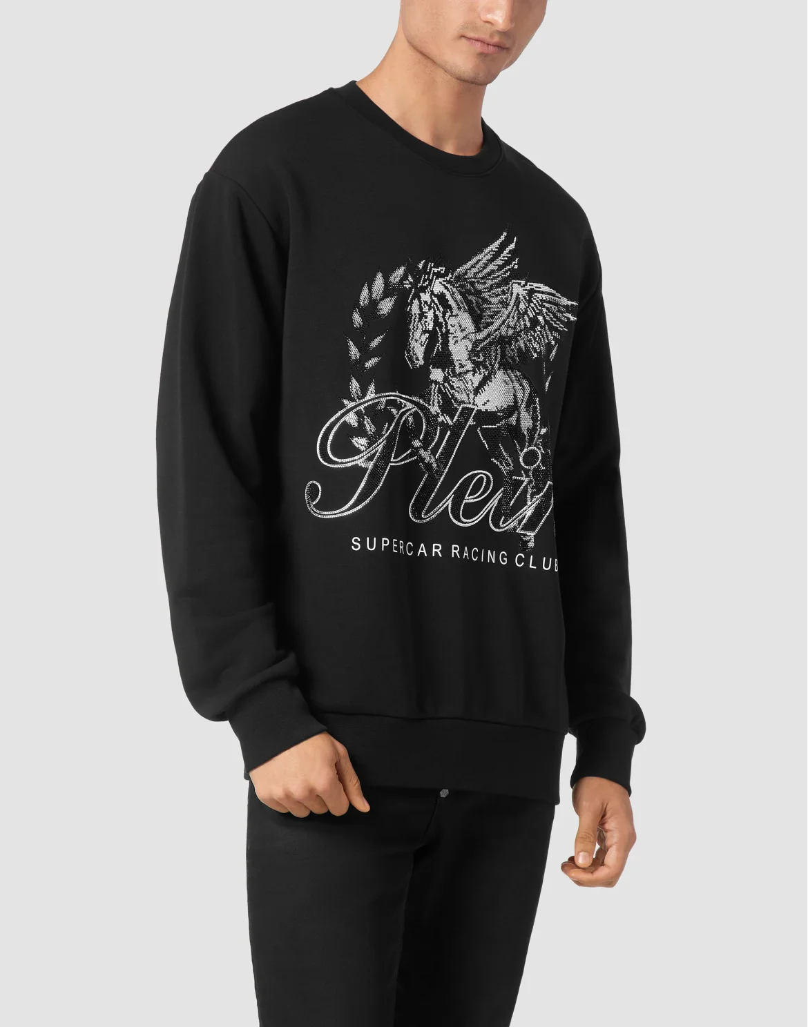 Sweatshirt Round Neck LS Racing Club, цвет: Черный