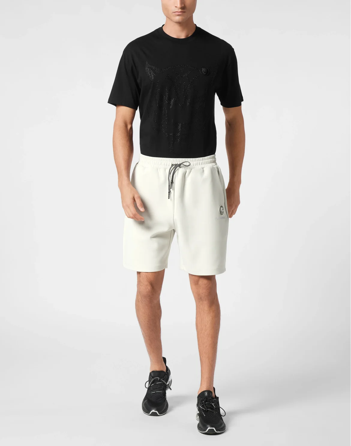 Technical Loose Fit Jogging Shorts, цвет: Серый