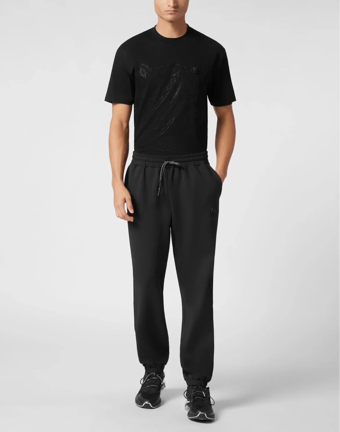 Technical Loose Fit Jogging Pants, цвет: Черный