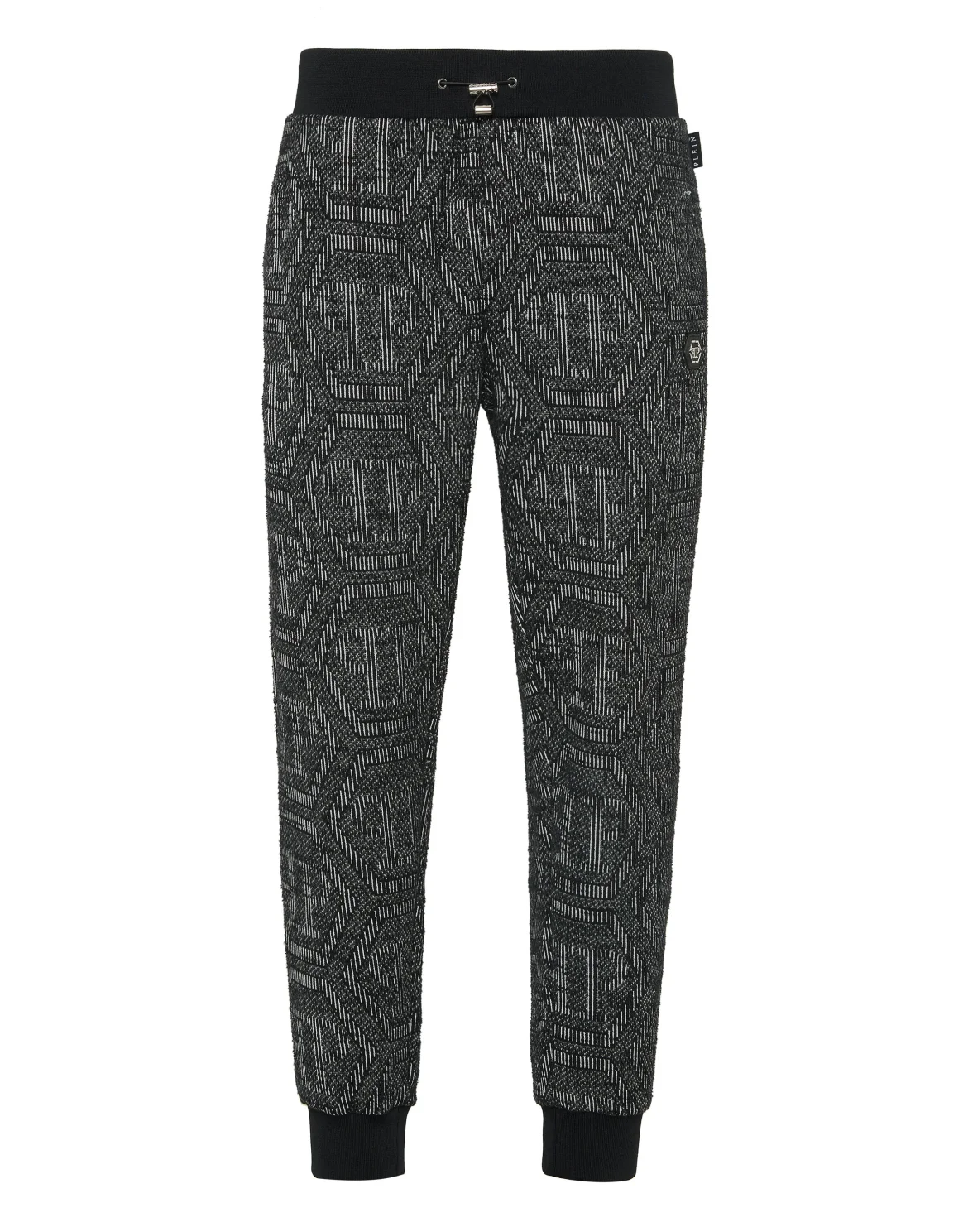 Jacquard Jogging Pants Monogram, цвет: Черный
