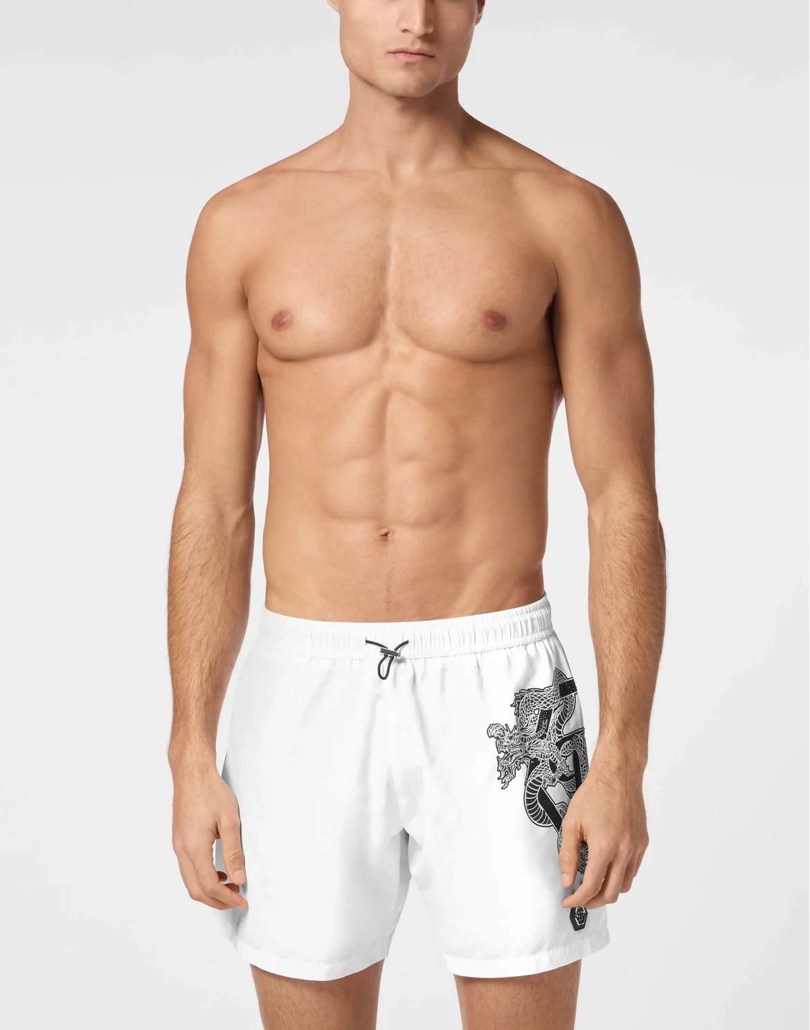 Beachwear Short Trousers Dragon, цвет: Белый