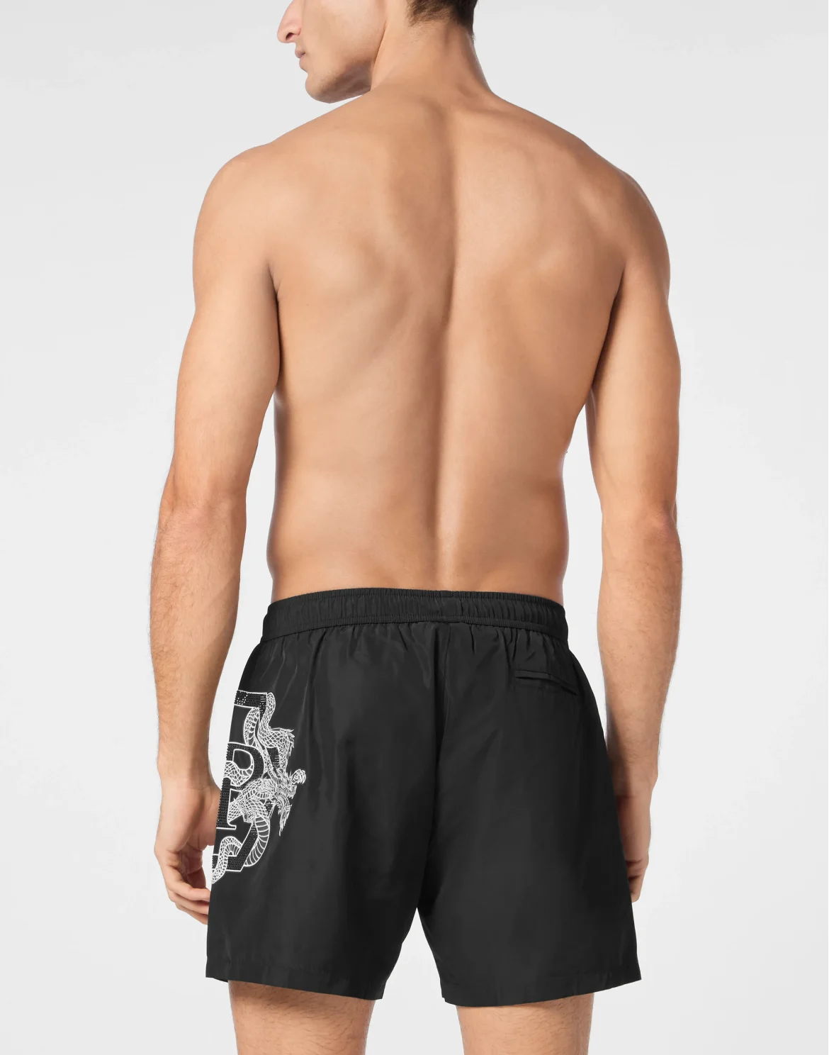 Beachwear Short Trousers Dragon, цвет: Черный