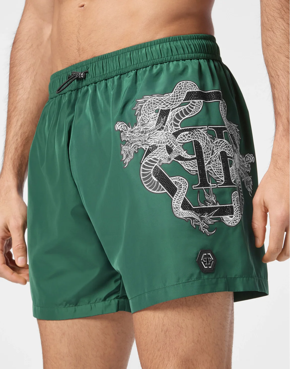Beachwear Short Trousers Dragon, цвет: Зеленый
