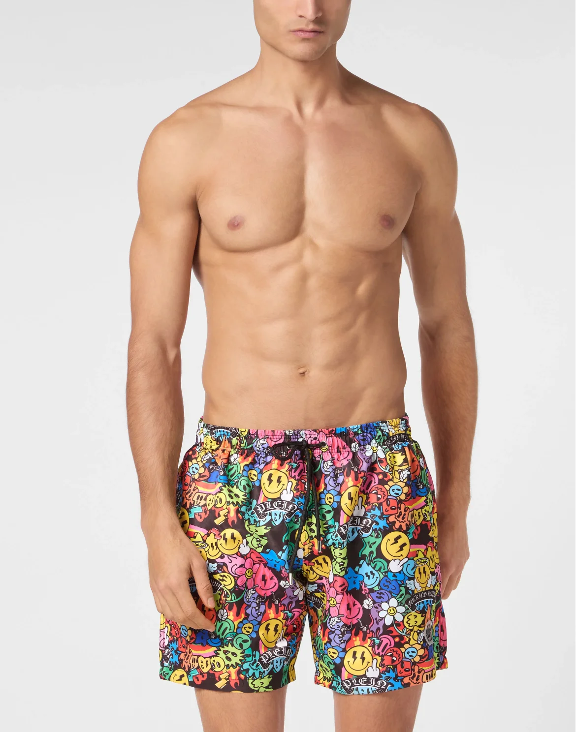 Jogging Printed Shorts Smile Plein, цвет: Мультиколор