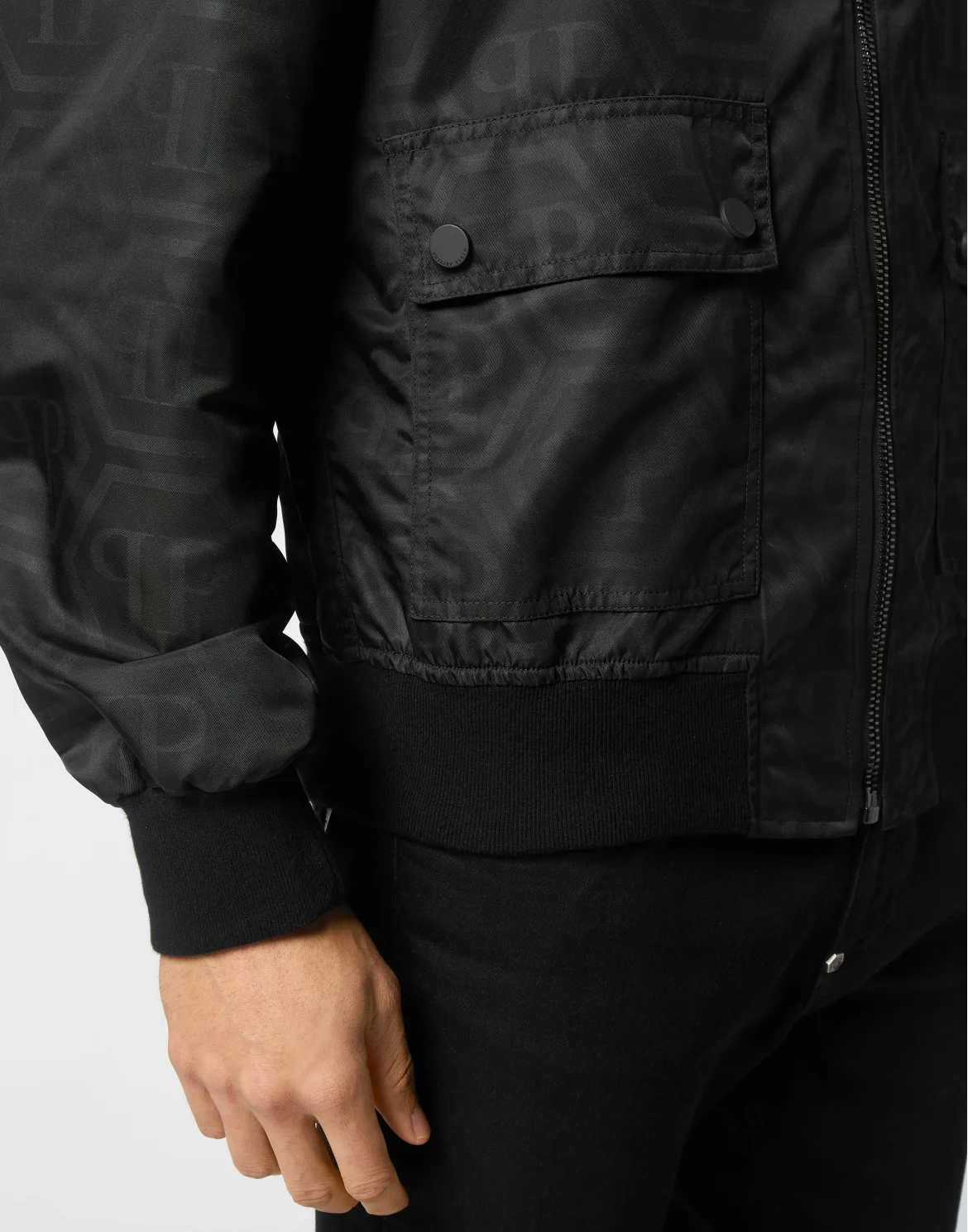 Nylon Coster Bomber Monogram, цвет: Черный