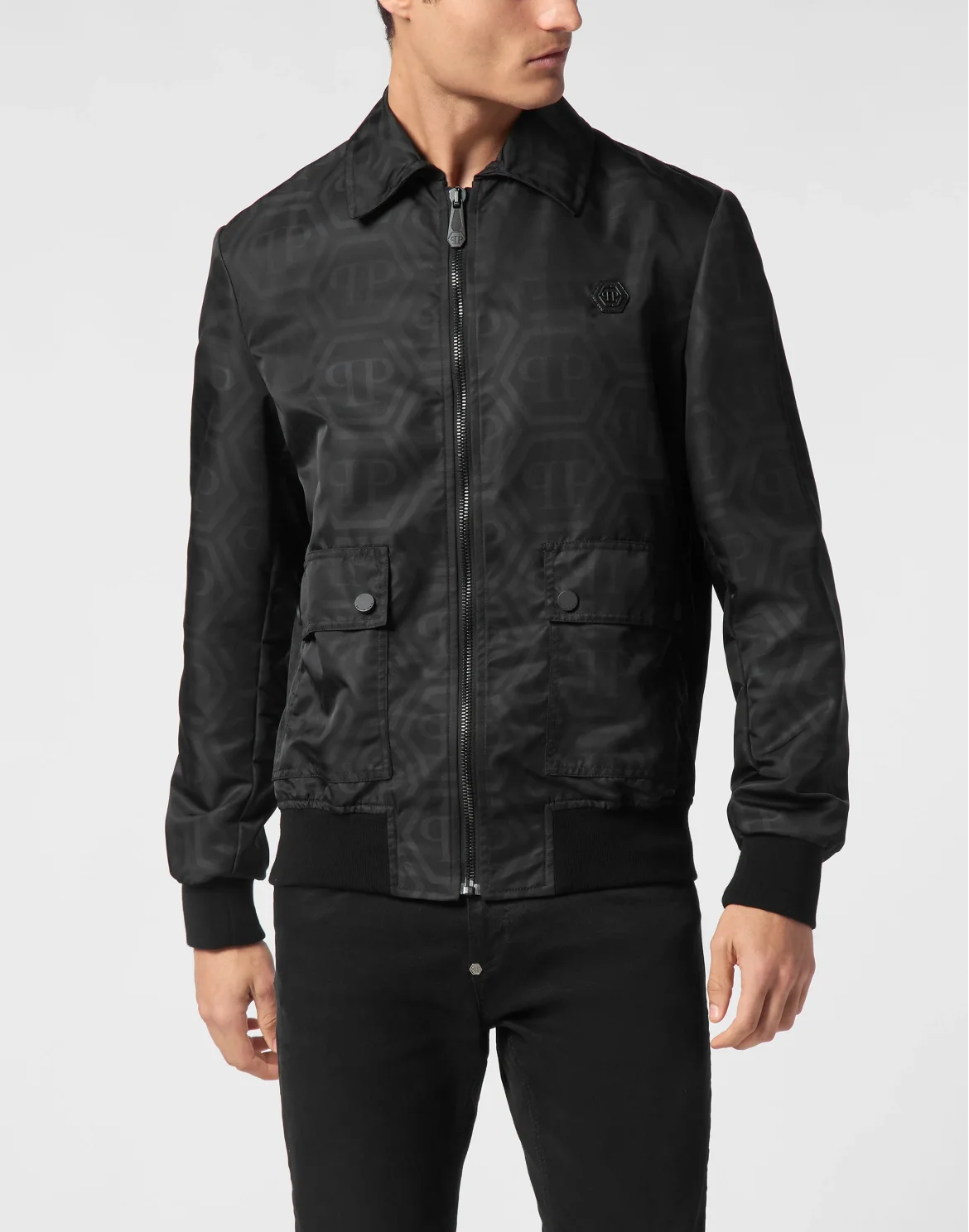 Nylon Coster Bomber Monogram, цвет: Черный