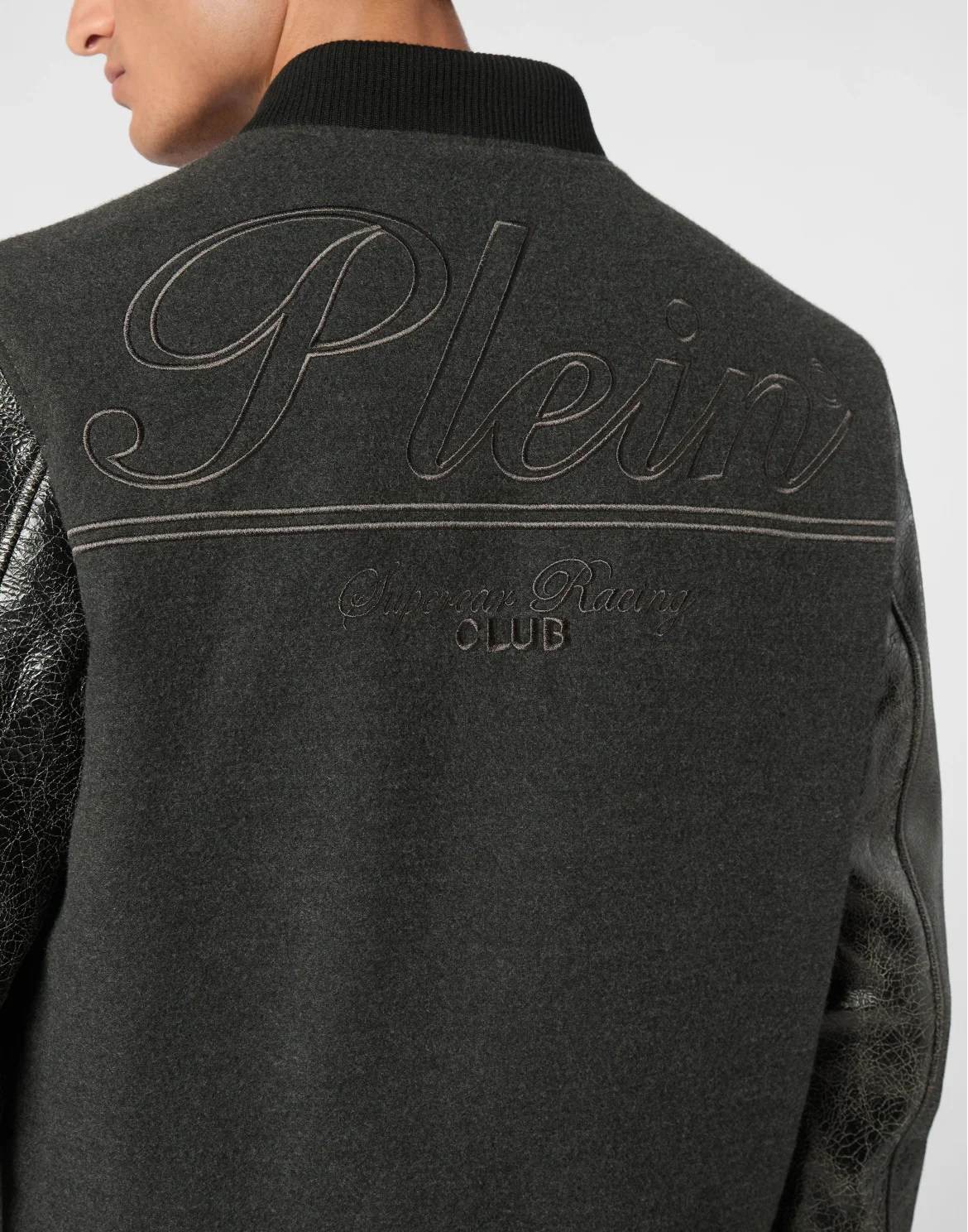 College Bomber Jacket LS Plein Club, цвет: Серый