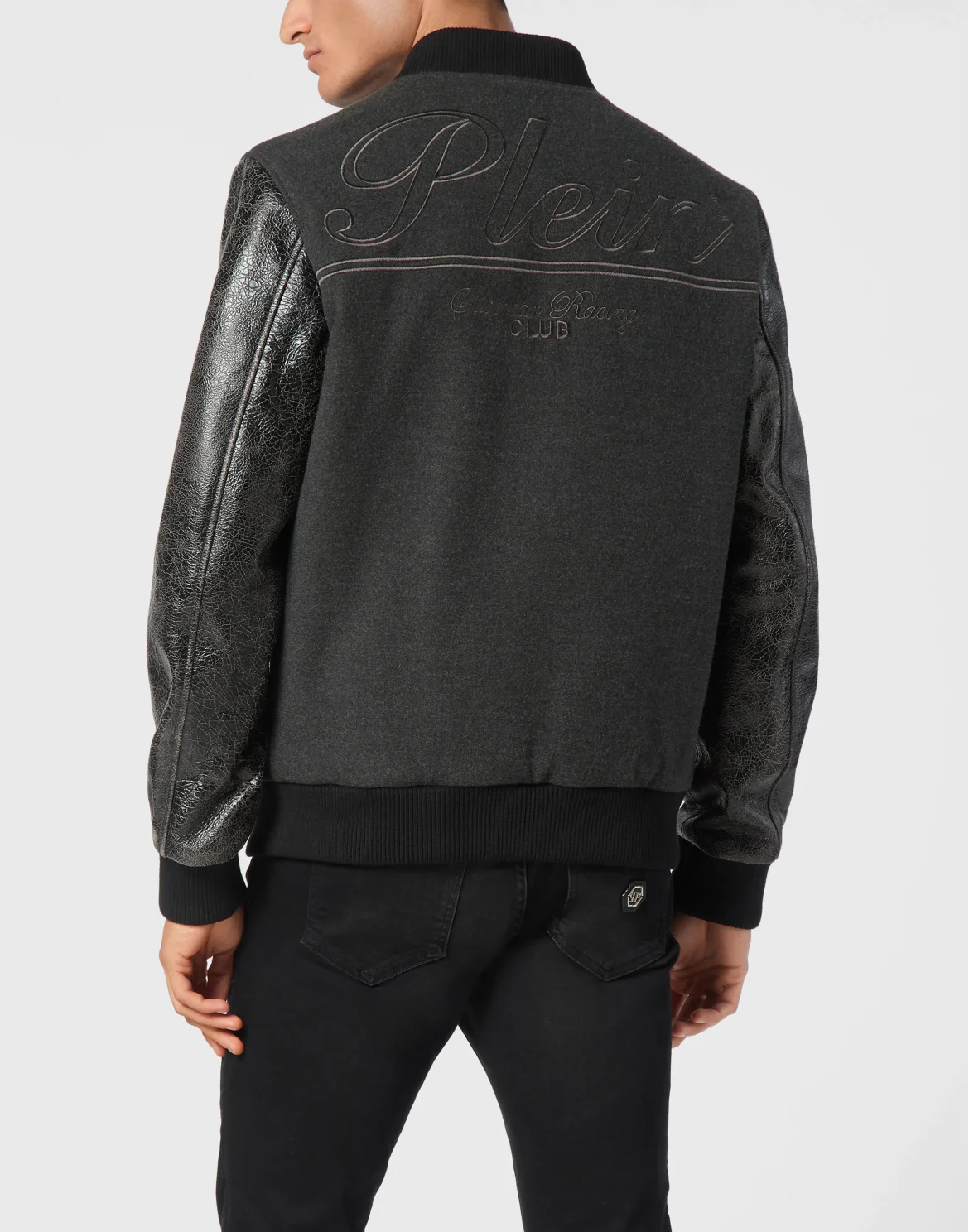 College Bomber Jacket LS Plein Club, цвет: Серый
