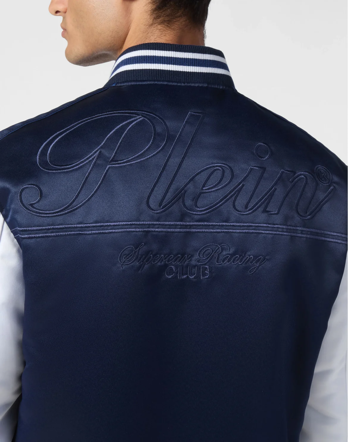 Satin Bomber Jacket LS Racing Club, цвет: Синий