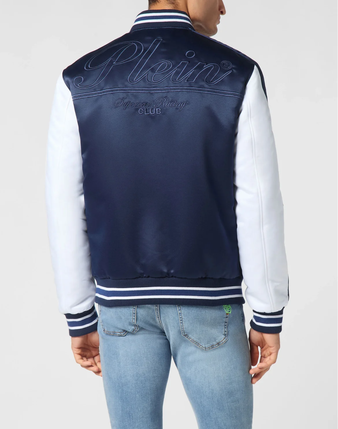 Satin Bomber Jacket LS Racing Club, цвет: Синий
