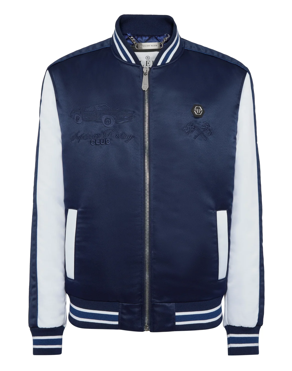 Satin Bomber Jacket LS Racing Club, цвет: Синий