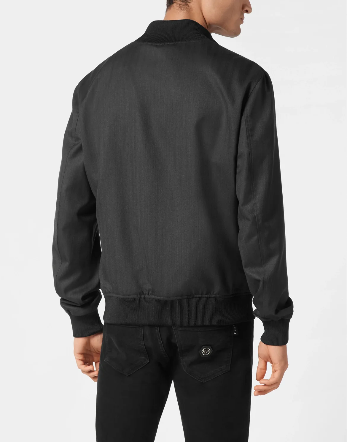 Wool Bomber LS, цвет: Черный