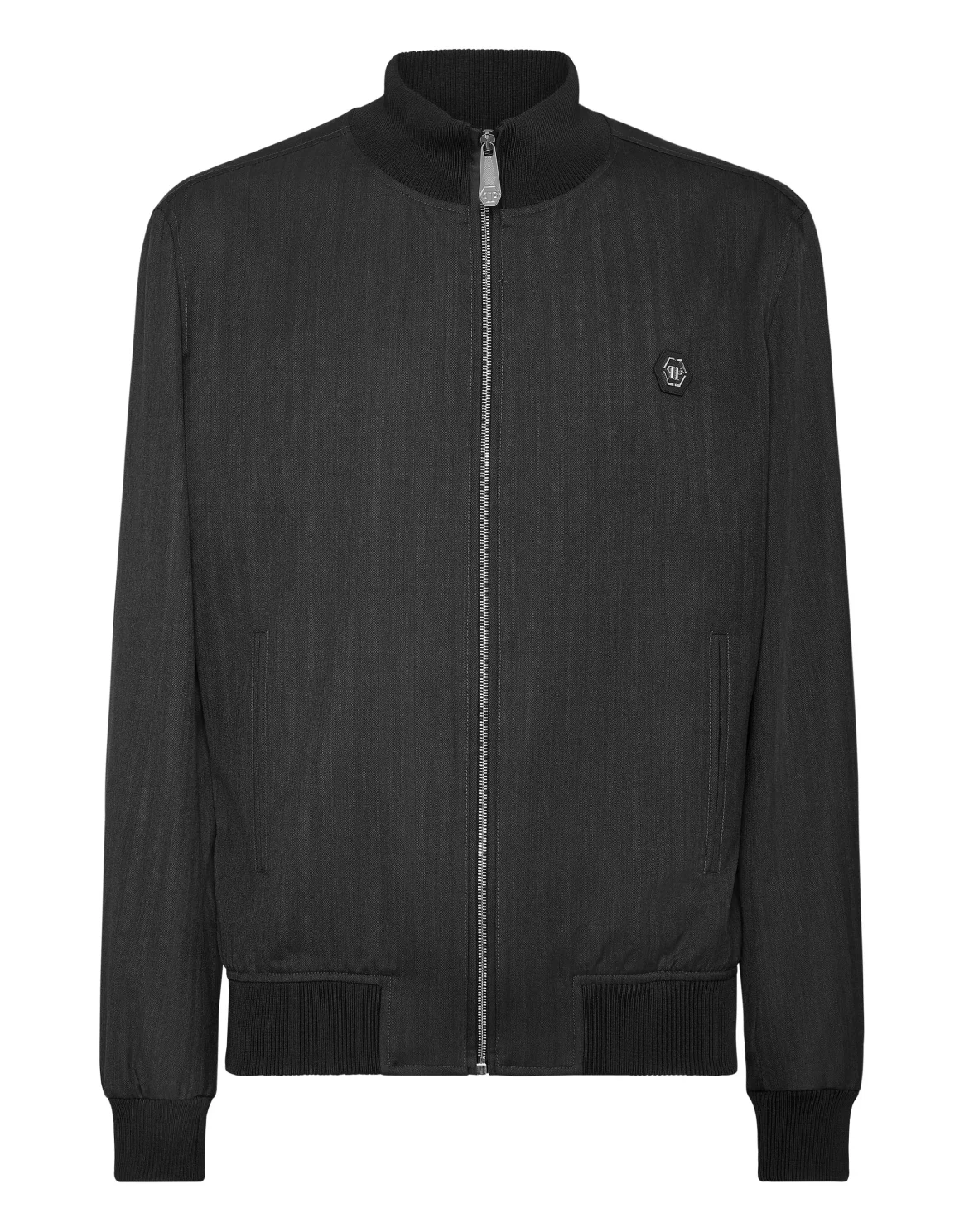 Wool Bomber LS, цвет: Черный