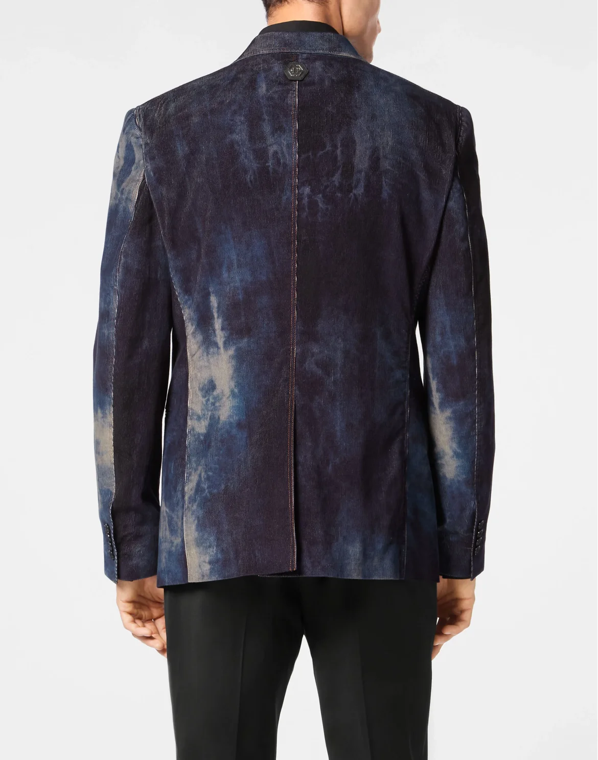 Bleached Velvet Blazer Gigolò Fit, цвет: Синий