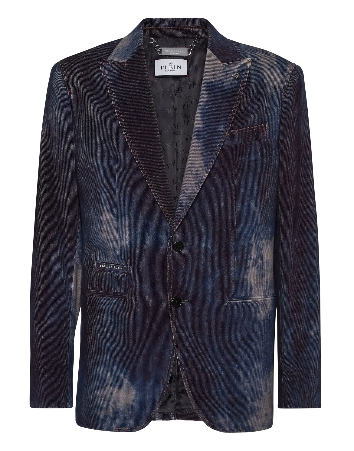 Bleached Velvet Blazer Gigolò Fit, цвет: Синий
