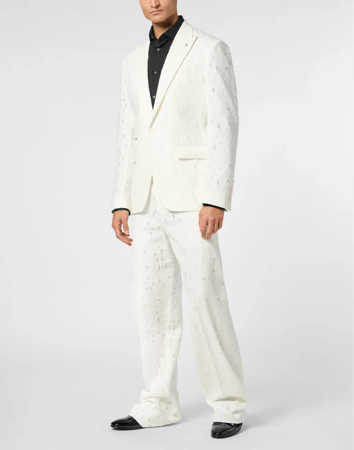Destroyed Blazer LS, цвет: Белый