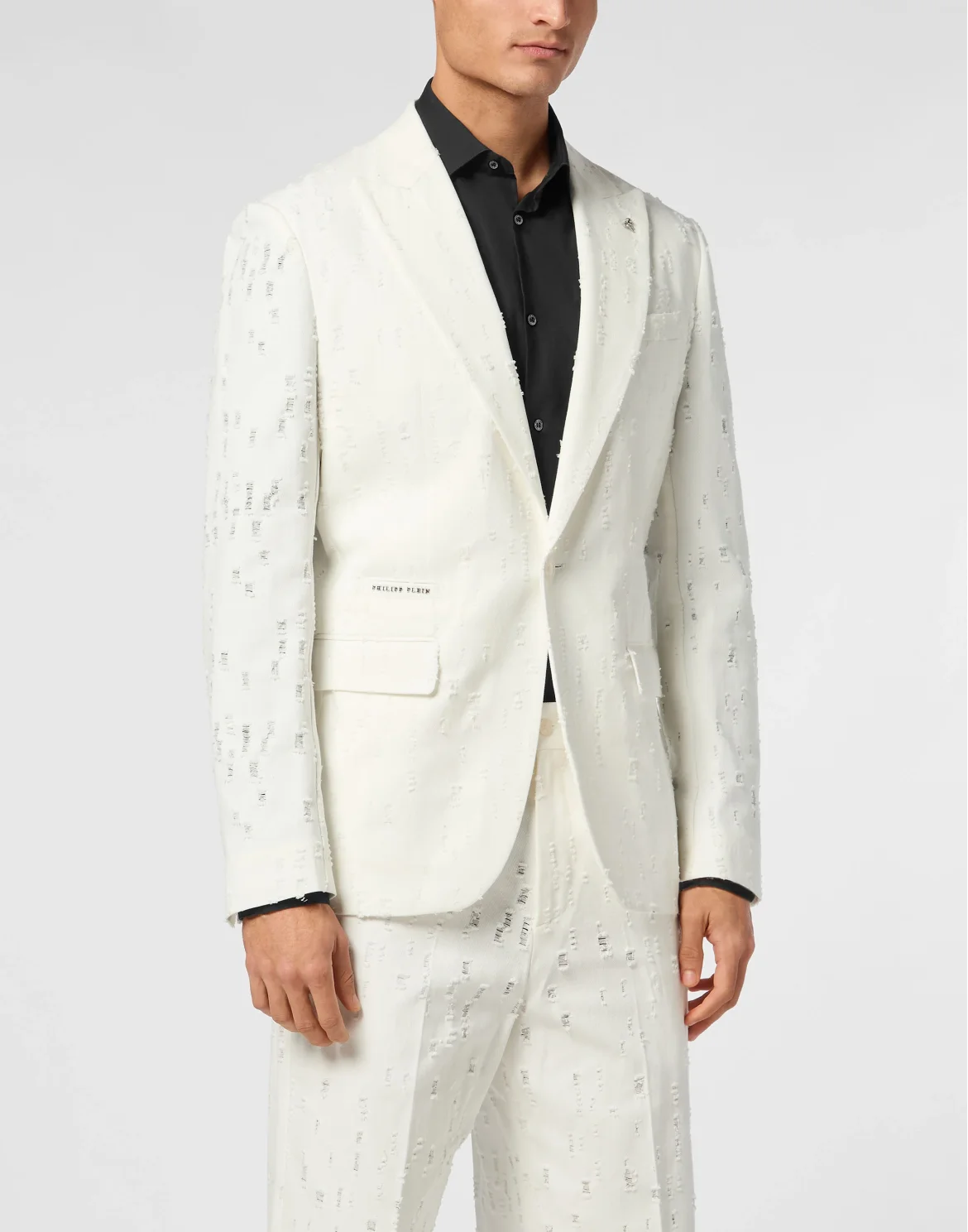 Destroyed Blazer LS, цвет: Белый