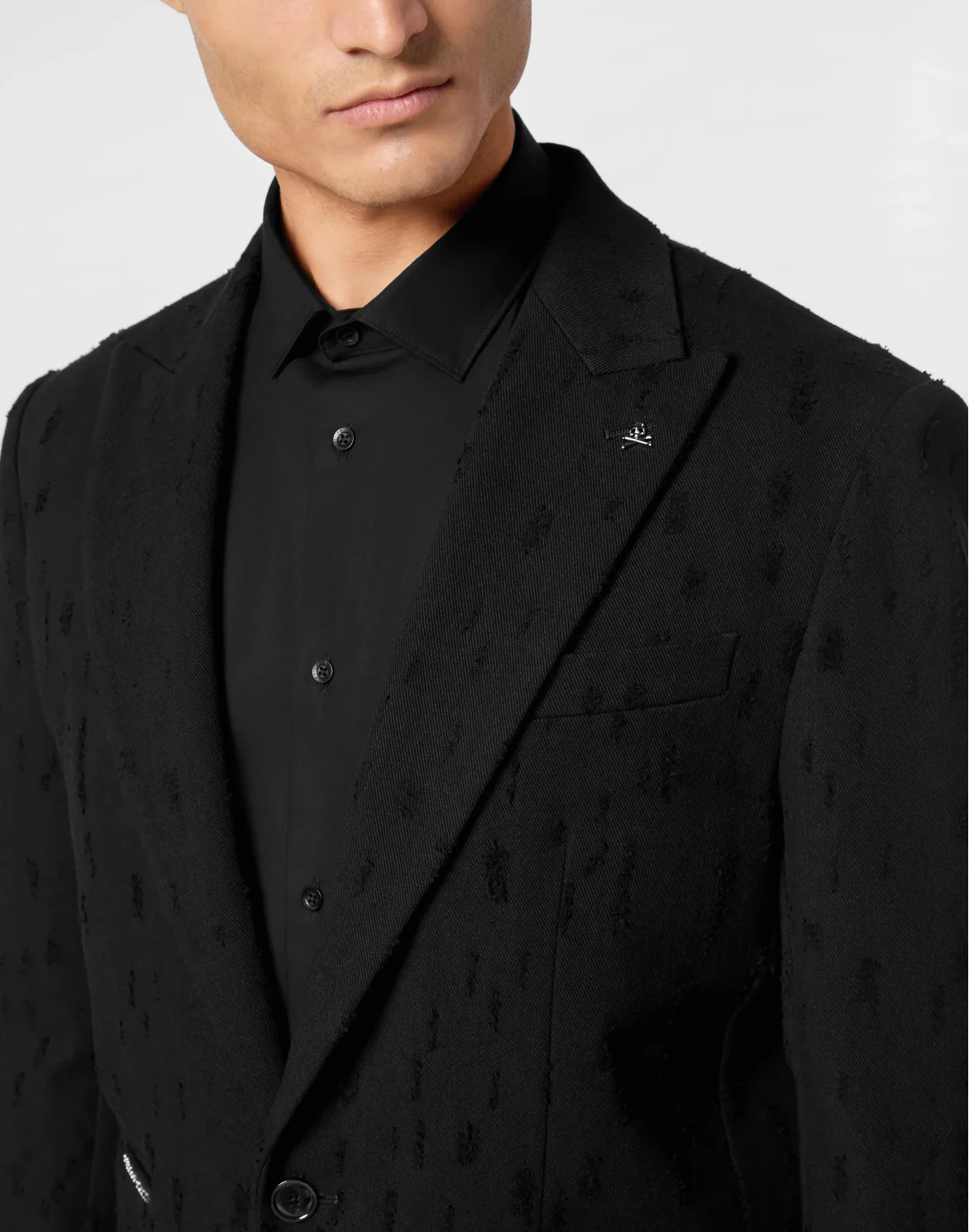 Destroyed Blazer LS, цвет: Черный