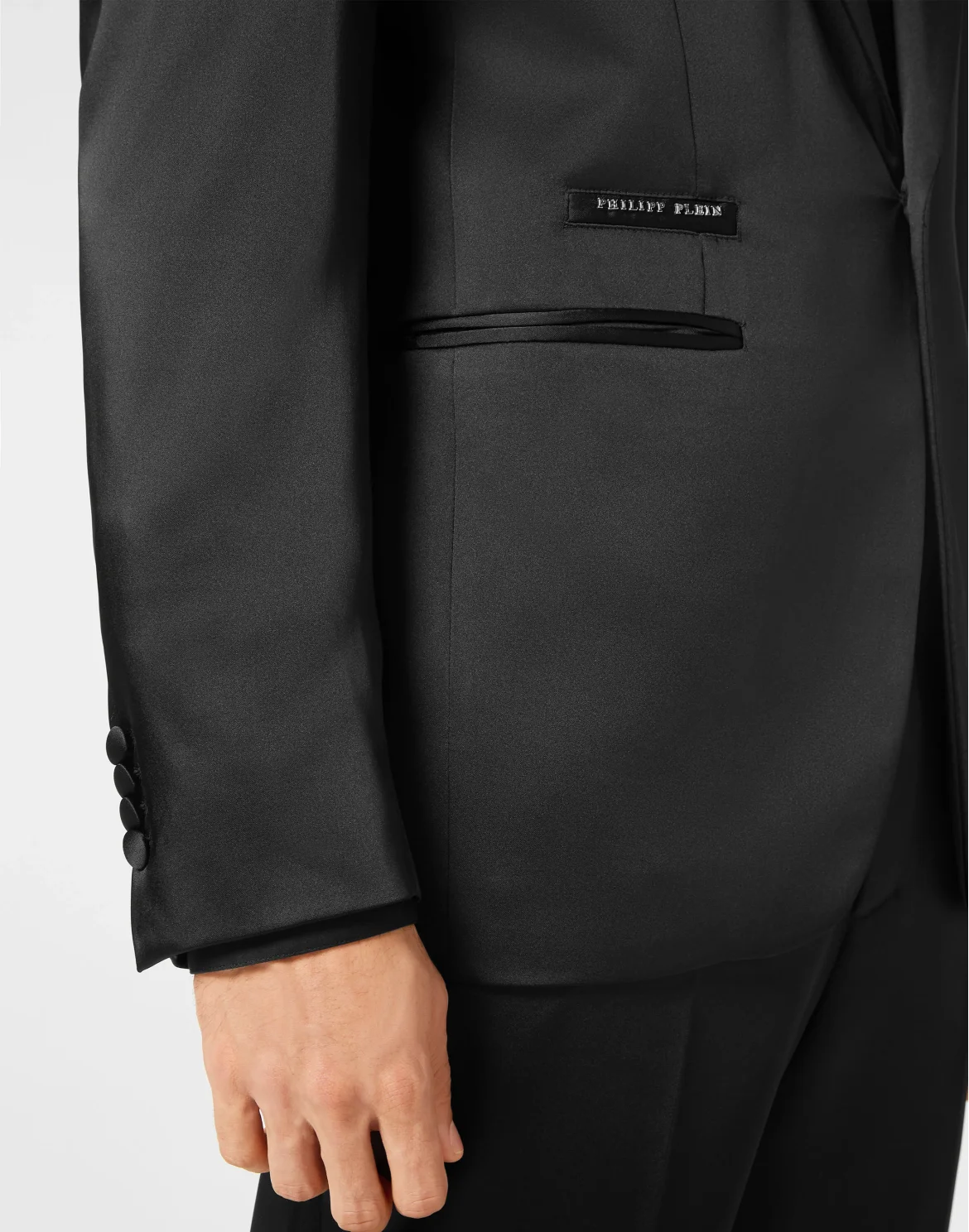 Satin Blazer Lord Fit LS, цвет: Черный