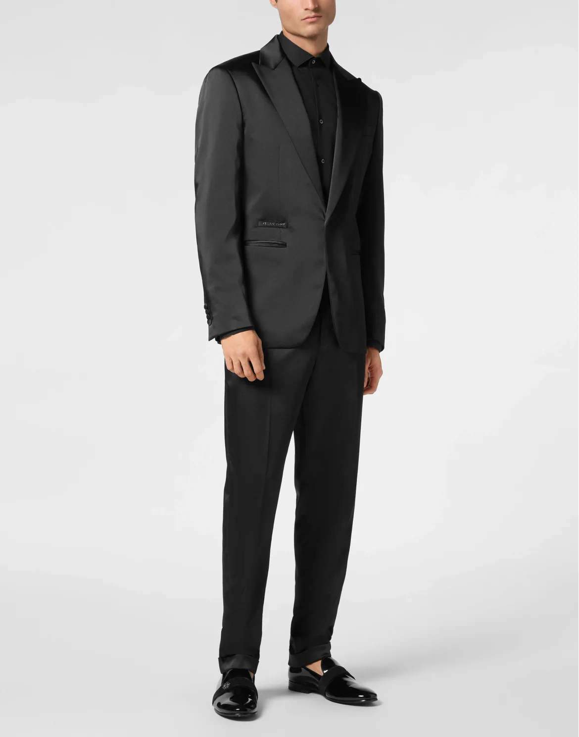 Satin Blazer Lord Fit LS, цвет: Черный