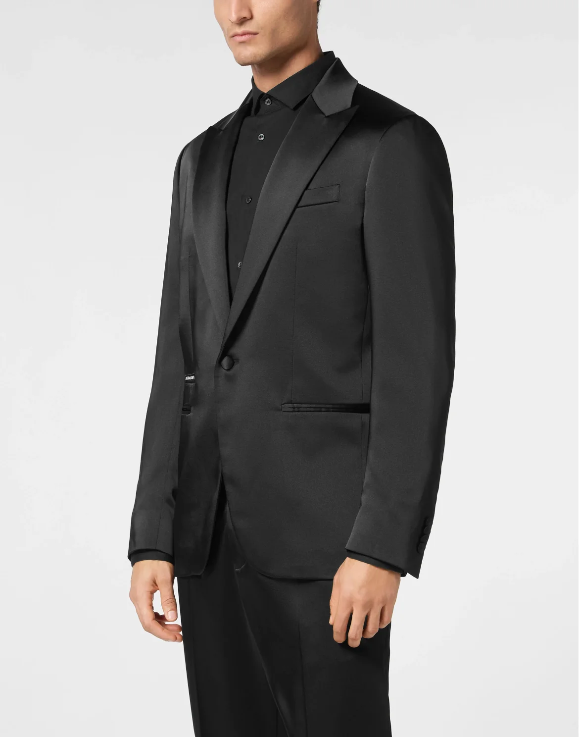 Satin Blazer Lord Fit LS, цвет: Черный