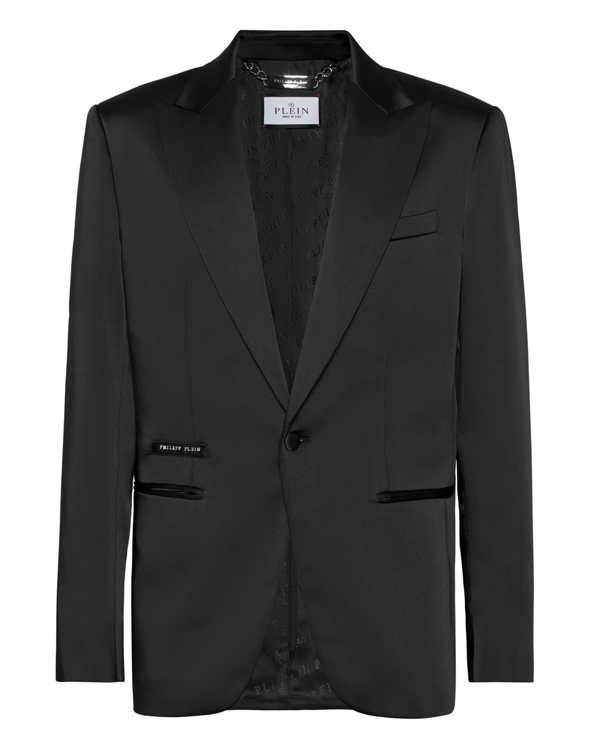 Satin Blazer Lord Fit LS, цвет: Черный