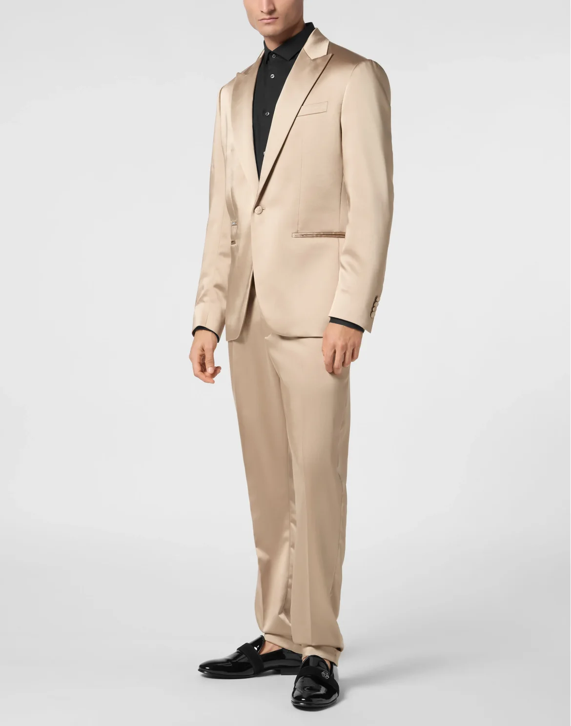 Satin Blazer Lord Fit LS, цвет: Бежевый