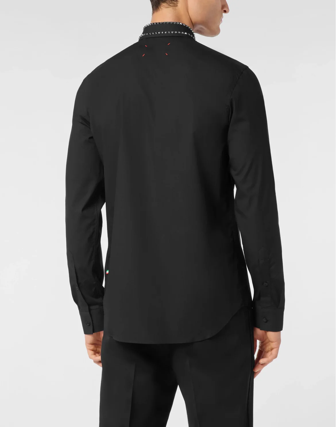 Shirt Sugar Daddy Cut LS Studs, цвет: Черный