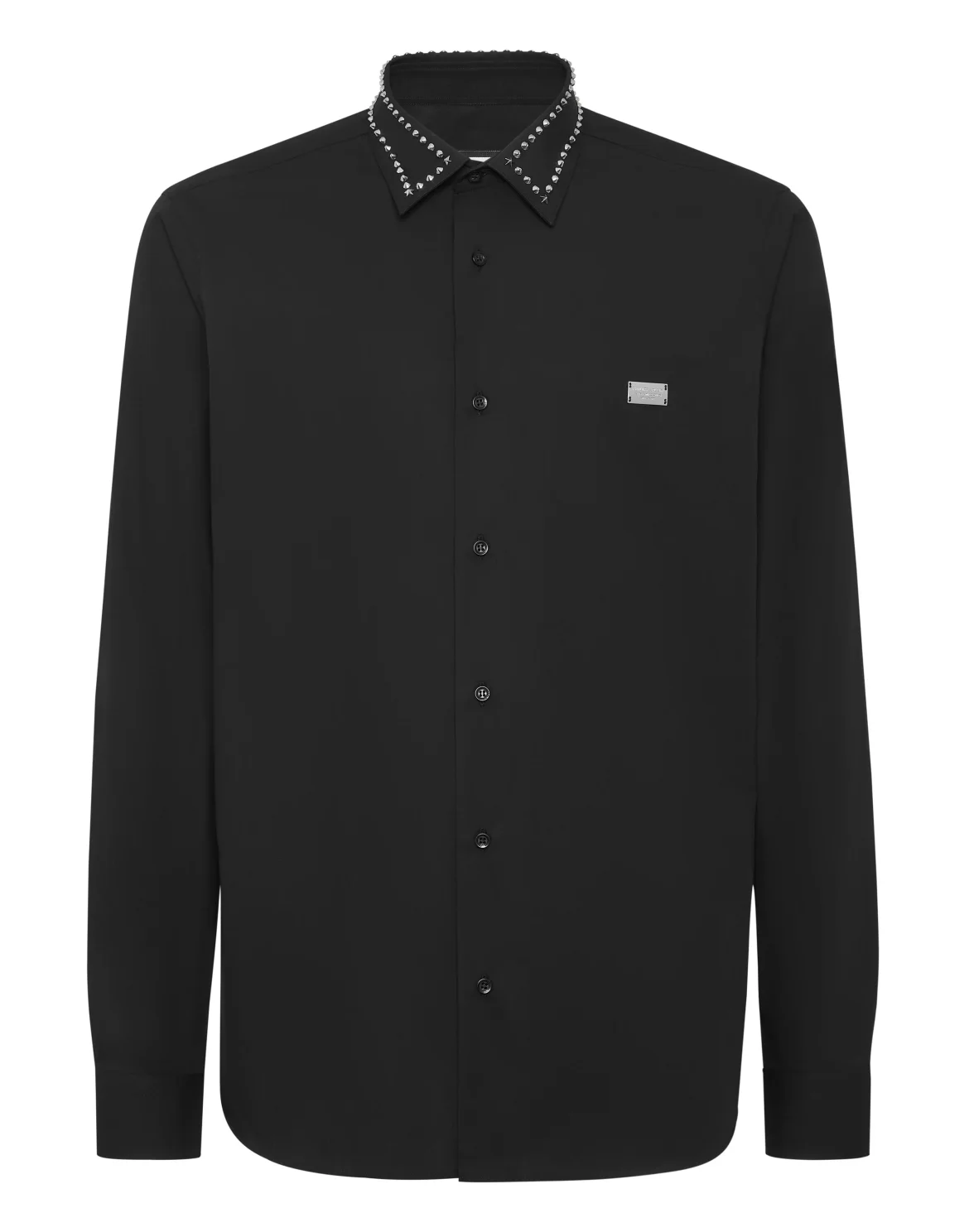Shirt Sugar Daddy Cut LS Studs, цвет: Черный