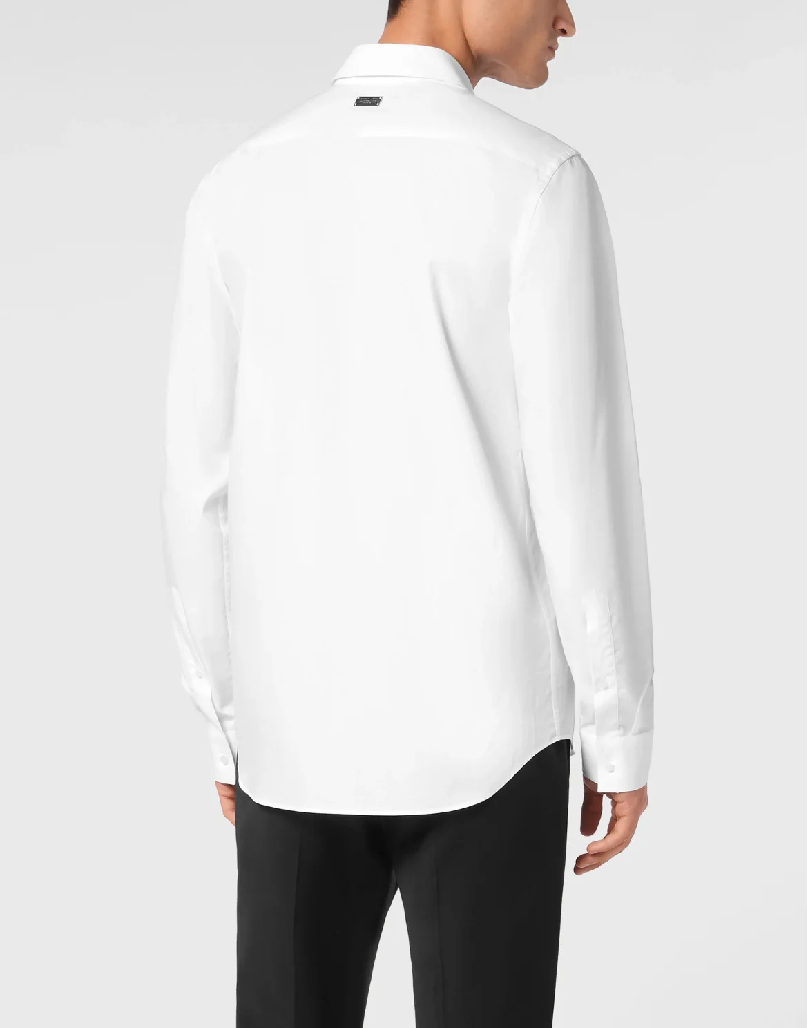 Shirt Sugar Daddy Cut LS Patches, цвет: Белый