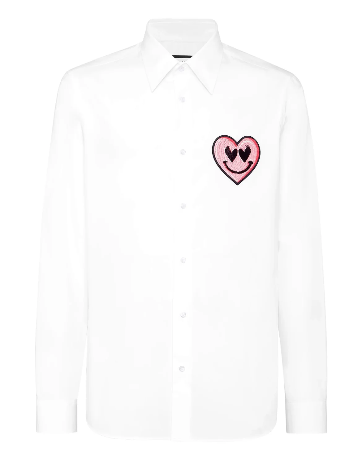 Shirt Sugar Daddy Cut LS Patches, цвет: Белый