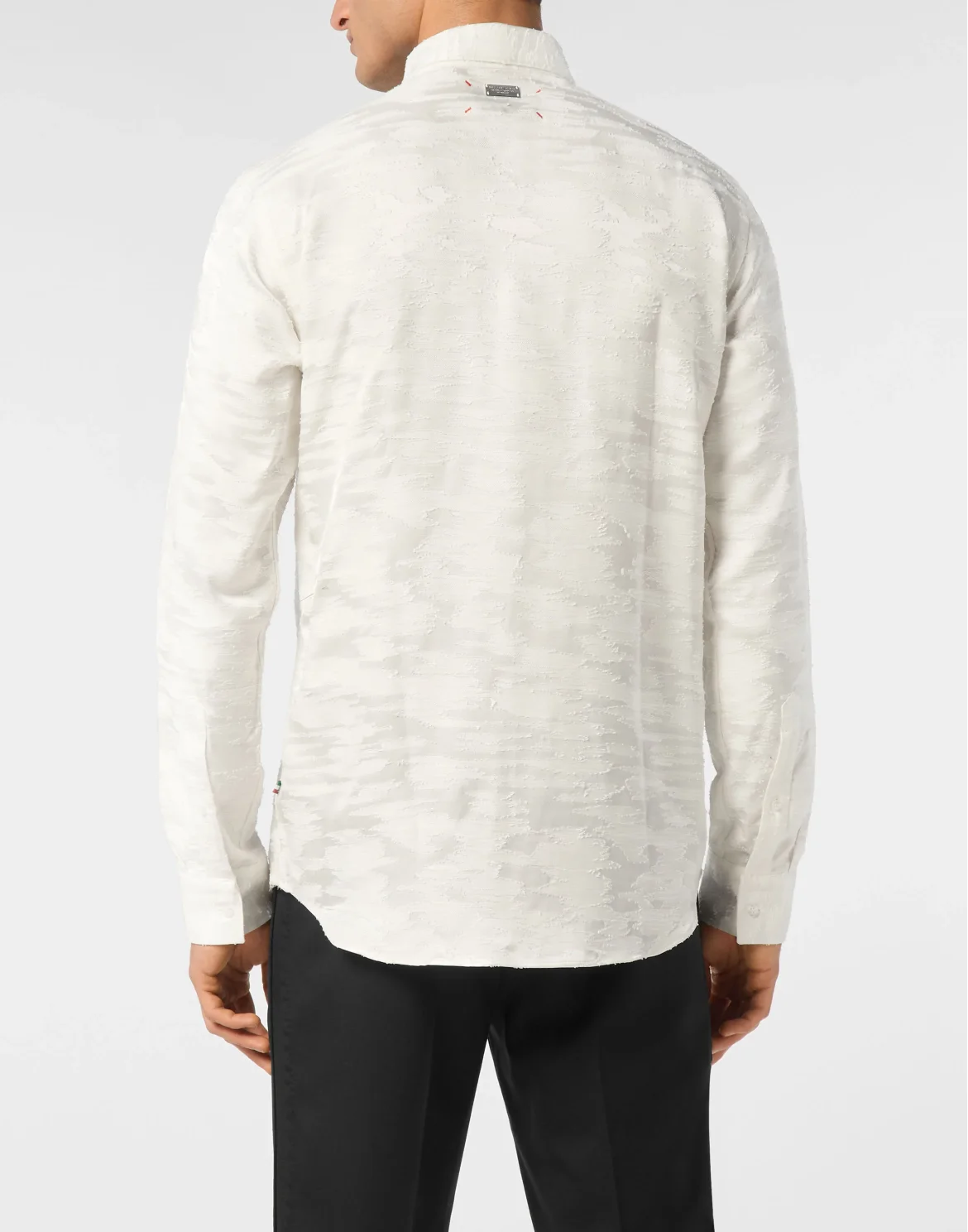 Shirt Sugar Daddy Cut LS Skull&Bones, цвет: Белый