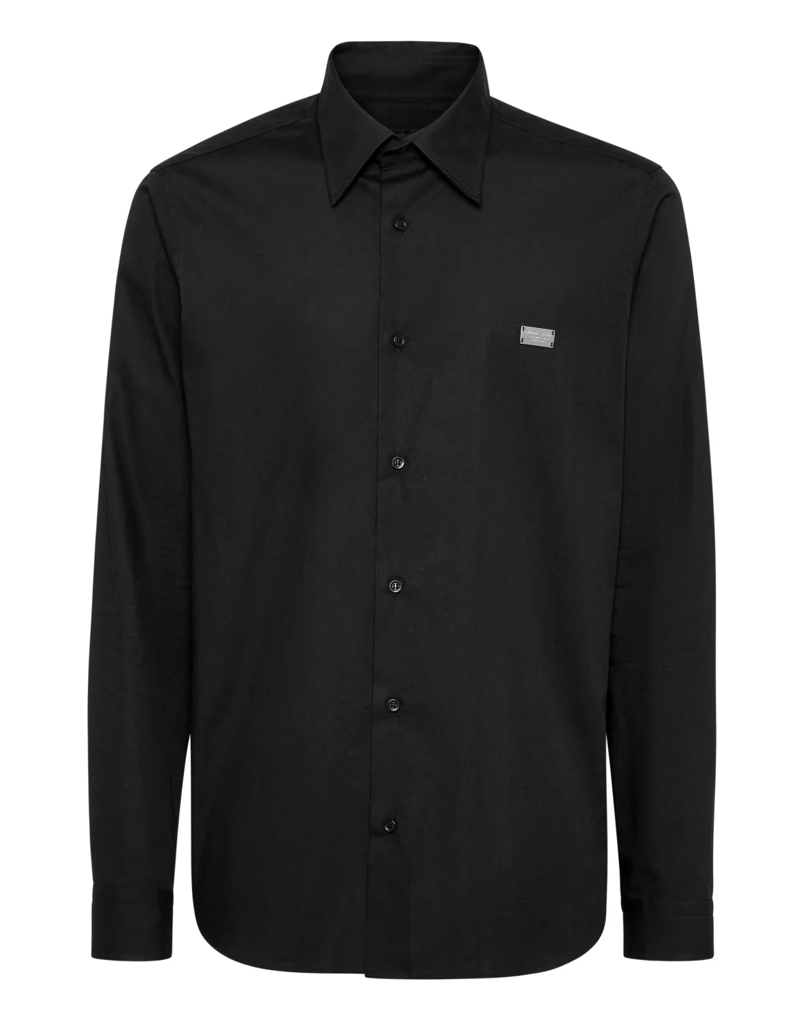 Shirt Sugar Daddy Cut LS Strass Skull&Bones, цвет: Черный