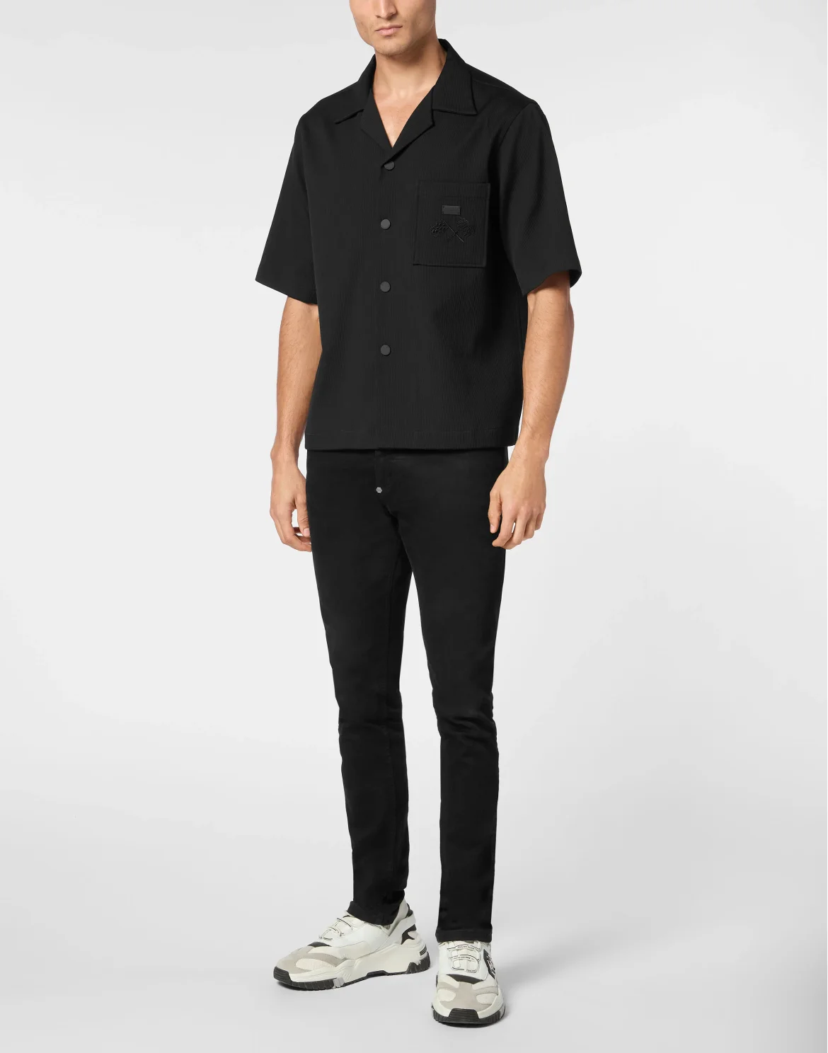 Bowling Shirt SS Racing Club, цвет: Черный