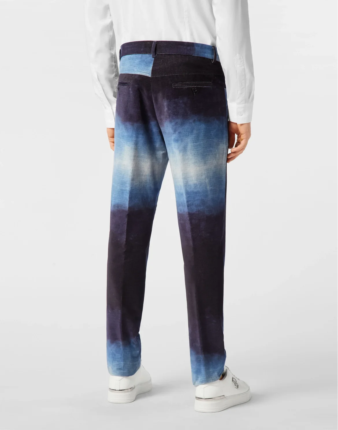 Bleached Velvet Urban Fit Chinos, цвет: Синий