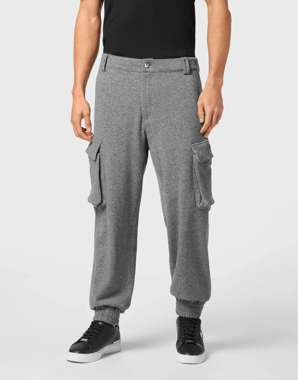 Cashmere Long Trousers Cargo Fit, цвет: Серый