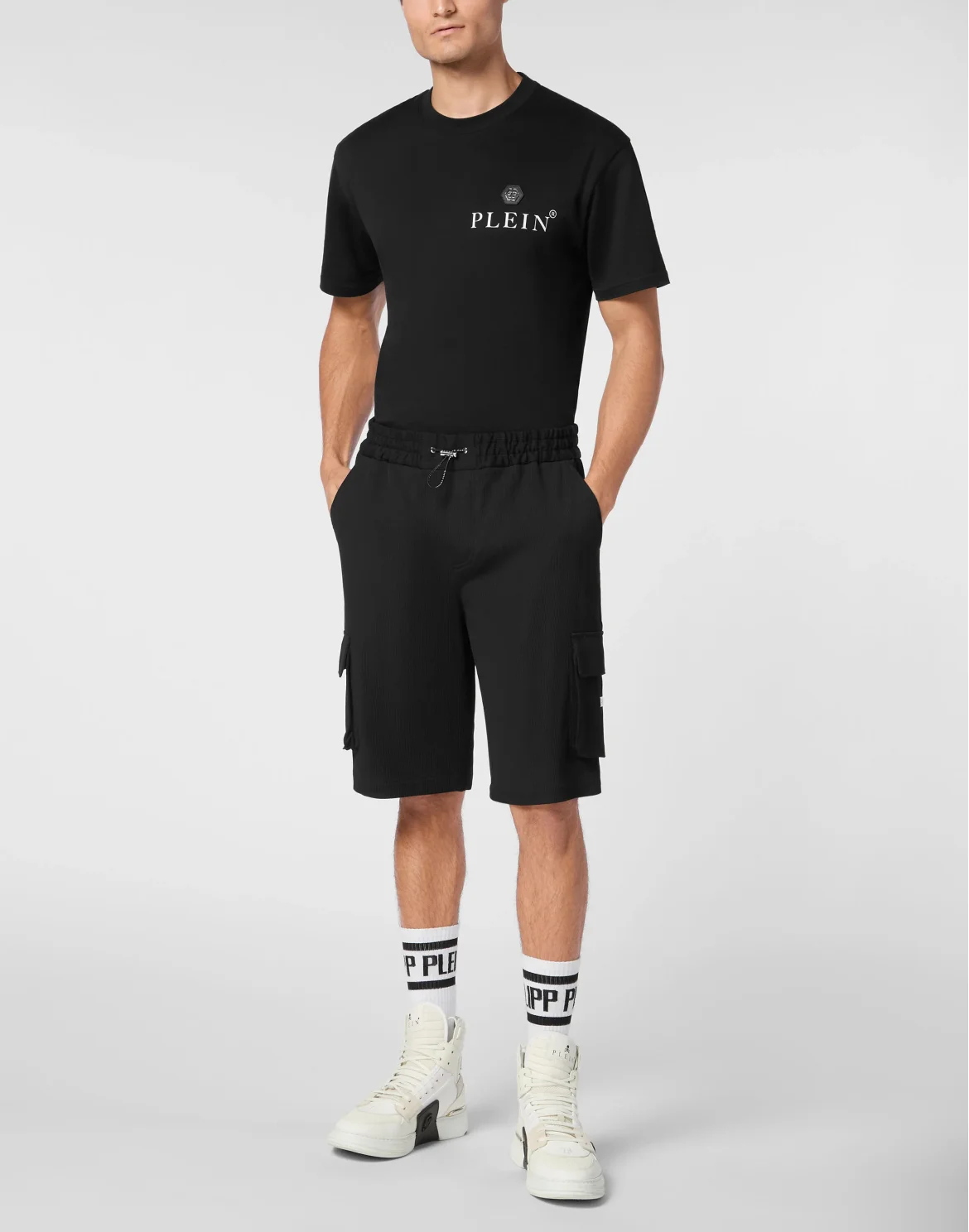 Cargo Shorts Racing Club, цвет: Черный