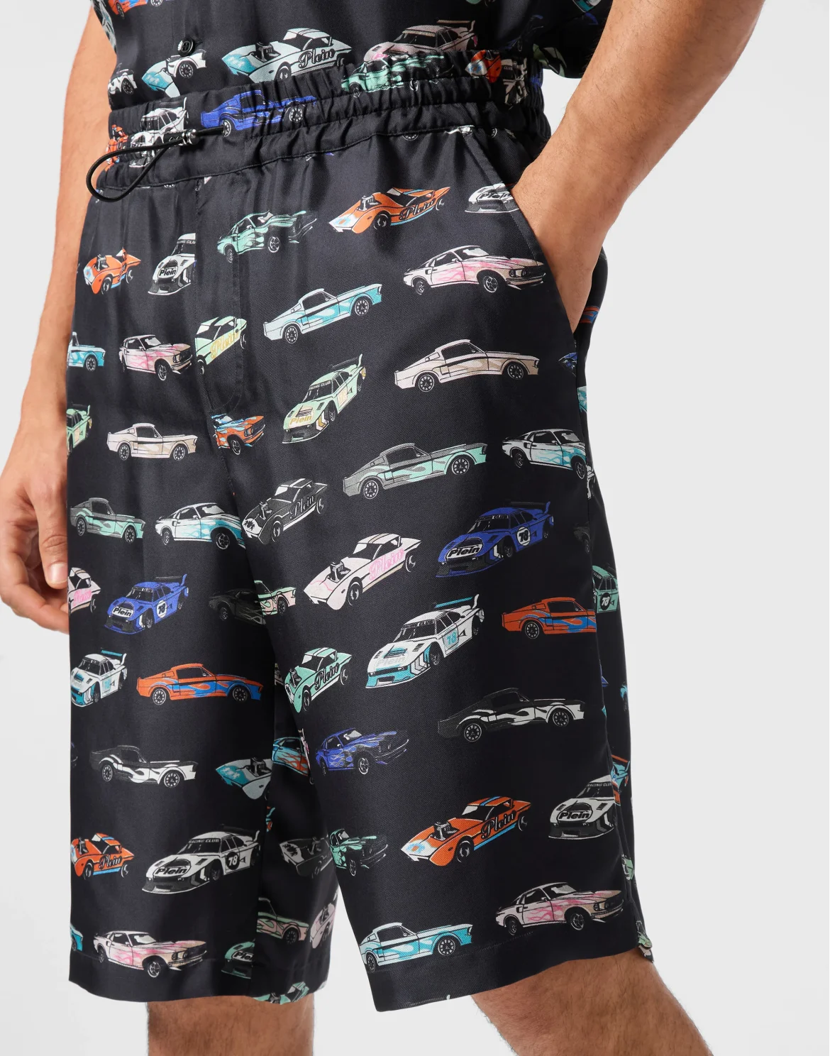 Silk Cool Kid Shorts Cars Racing, цвет: Черный