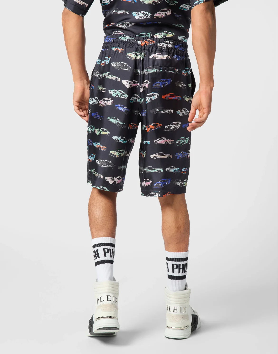 Silk Cool Kid Shorts Cars Racing, цвет: Черный
