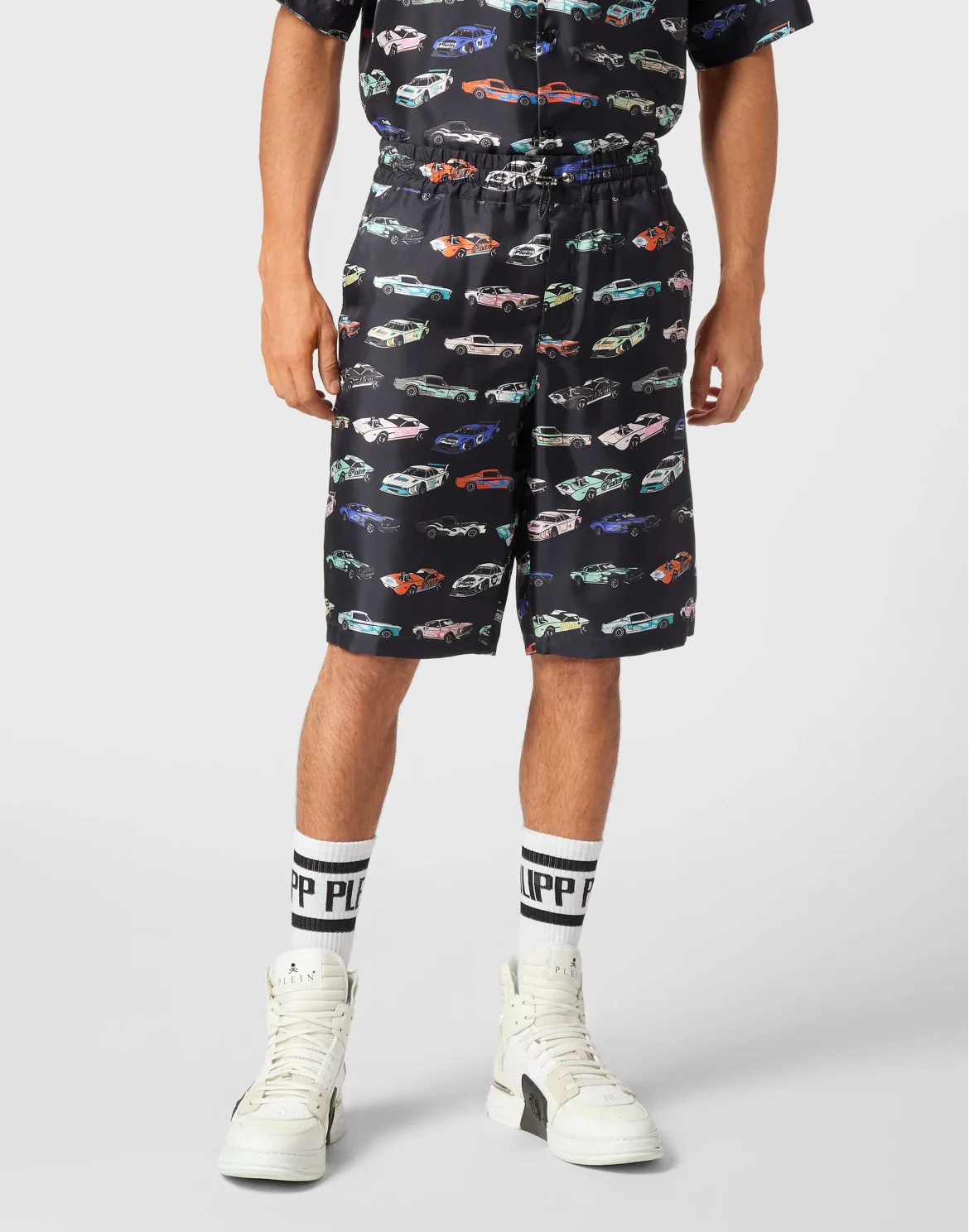 Silk Cool Kid Shorts Cars Racing, цвет: Черный