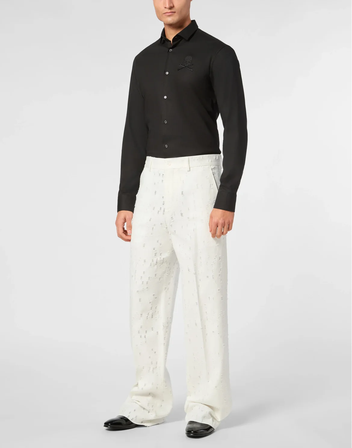 Destroyed Trousers, цвет: Белый
