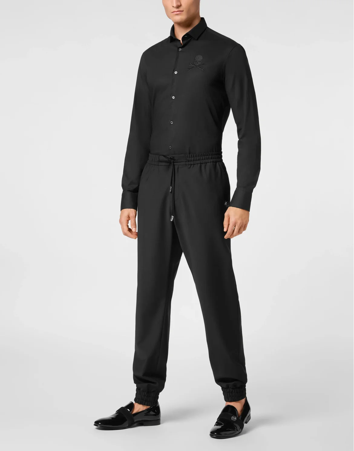 Wool Jogging Trousers, цвет: Черный